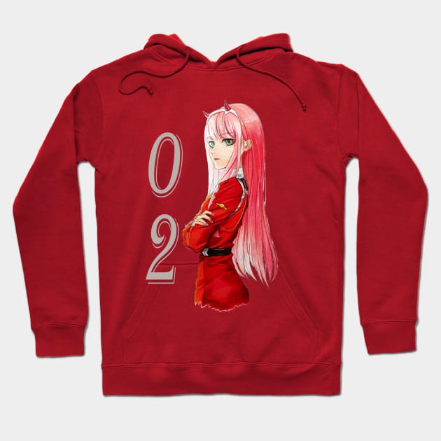 02 *Darling in the franxx* Hoodie by ss_art1